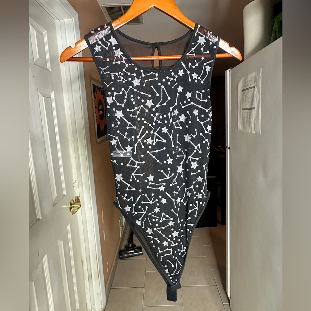 Mesh constellation bodysuit